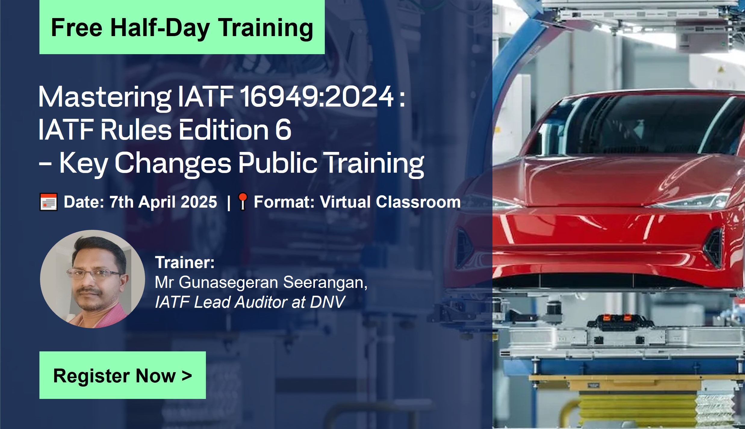 Mastering IATF 16949:2024 : IATF Rules Edition 6  – Key Changes Public Training