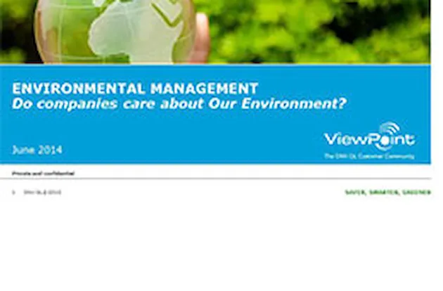 Do companies care about the environment?